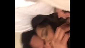 cute blonde shy love getting fucked on bed