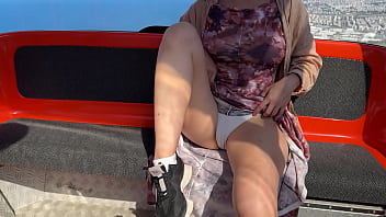 hot wife cremepied by strangers in public