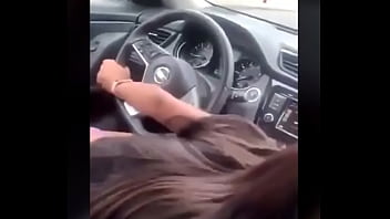 asia beauty sex in car