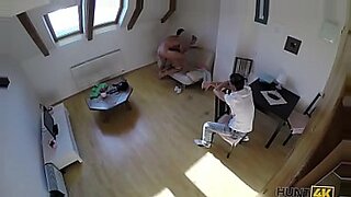 sex in office two man one girl