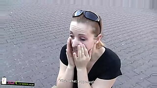 eurobabe flashes her big boobs in street for 300 euro money privatecom