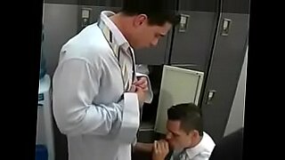 gay jocks suck each other off in their locker room