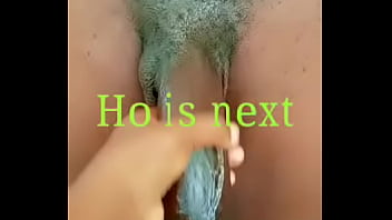 white sissy boy slut roughly fucking his gaping ass