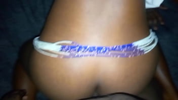 black homemade tranny cant take dick stocking