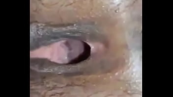 self vagina closeup