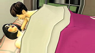 mom and daughter gives dad a blowjob at sleep