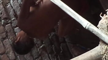 indian bathing couple video