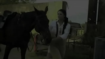 horse dripping cum