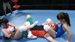 japanese horny mixed wrestling