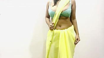 indian dance saree strip