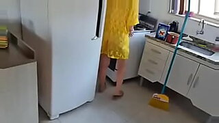 son fuck mom robe before dad home