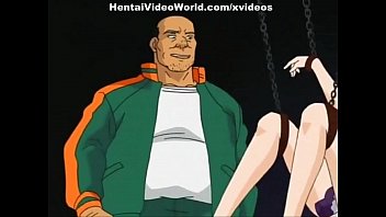 anime young girl and old man