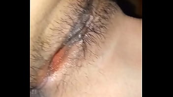 close up of hairy pussy loud orgasm