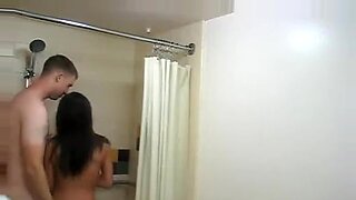 brother fucks stepmom and she gets mad when he cums in her pussy