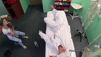 a gorgeous nurse fucked by the patient in pov