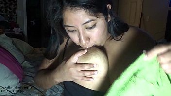 desi boy suking aunty breast feeding milk