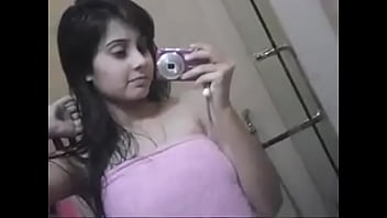 cute desi solo selfie homealone