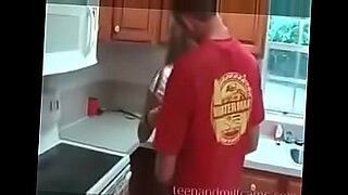 cheating wife doing sex with thief at husband back side