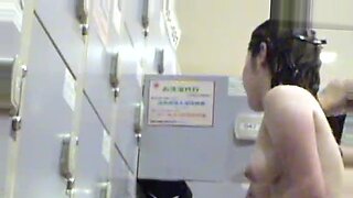 gay jocks suck each other off in their locker room