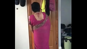 girls saree thoppul video